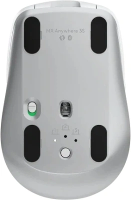 Мышь Logitech MX Anywhere 3S светло-серый оптическая 8000dpi silent беспров. BT/Radio USB для ноутбука 5but (910-006936)