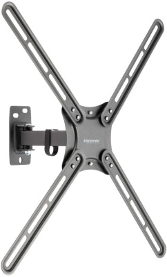 Кронштейн для телевизора Kromax CORBEL-6 черный 22"-65" макс.30кг настенный поворот и наклон