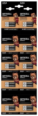 Батарея Opticell Simply 6050002 AAA (2шт) блистер