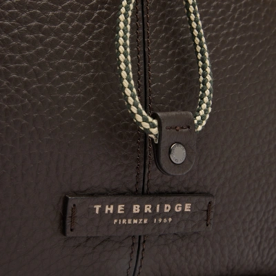 Рюкзак мужской The Bridge Manfredi 064736QQ/01Y темно-коричневый натур.кожа