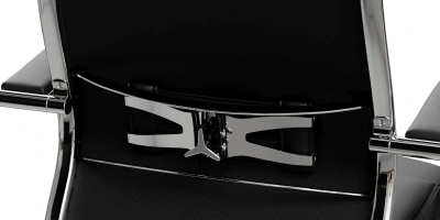 Кресло Метта Samurai KL-1 черный сиденье черный экокожа с подголов. крестов. алюминий хром