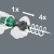 Набор отверток Wera Kraftform Kompakt Turbo Imperial 1 в компл.:19 предметов (WE-057483)