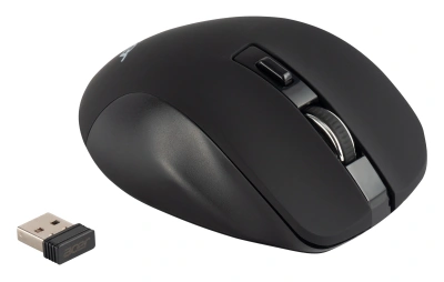 Мышь Acer OMR140 черный оптическая 1600dpi беспров. USB 6but (ZL.MCEEE.00G)