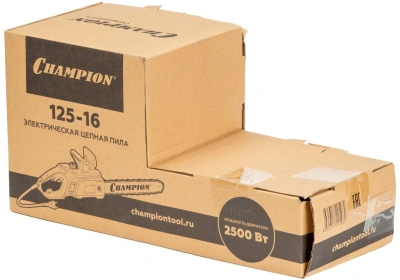 Цепная пила Champion 125-16 от сети 2500Вт дл.шины:16" (40cm)