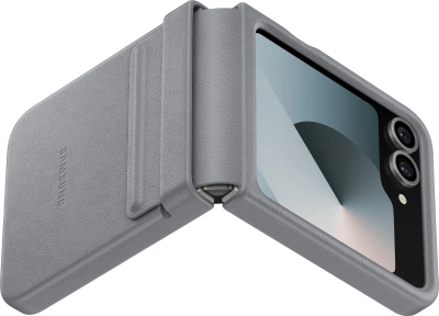 Чехол (клип-кейс) Samsung для Samsung Galaxy Z Flip6 Kindsuit Case Flip 6 (F741) серый (EF-VF741PJEGRU)