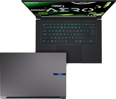 Ноутбук Gigabyte Aero X16 1VH Ryzen AI 7 350 16Gb SSD1Tb NVIDIA GeForce RTX 5060 8Gb 16" IPS QHD+ (2560x1600) без ОС grey WiFi BT Cam (1VH93KZC94AD)