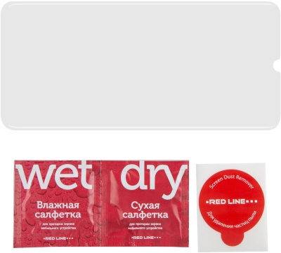 Защитное стекло для экрана Redline УТ000029824 прозрачный для Samsung Galaxy A13 прозрачная 1шт.