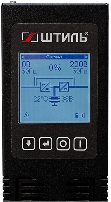 Источник бесперебойного питания Штиль STR1103L 2700Вт 3000ВА черный