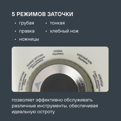 Точилка Rondell Mocco&Latte RD-2006 для ножей бежевый