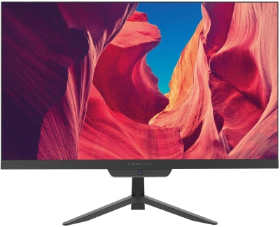 Моноблок Digma Pro Base 23.8" Full HD i3 12100 (3.3) 8Gb SSD512Gb UHDG 730 CR Windows 11 Pro GbitEth WiFi BT 90W клавиатура мышь Cam черный 1920x1080