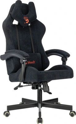 Кресло игровое A4Tech Bloody GC-560 черный Formula 999 искусственная замша с подголов. крестов. металл