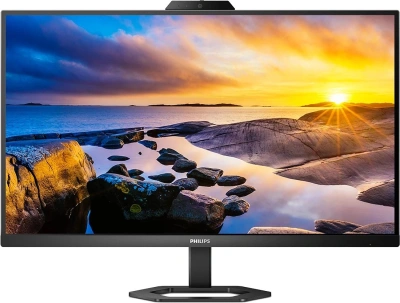 Монитор Philips 27" 27E1N5600HE черный IPS LED 16:9 HDMI M/M Cam матовая HAS 1000:1 300cd 178гр/178гр 2560x1440 75Hz DP 2K USB 6.57кг