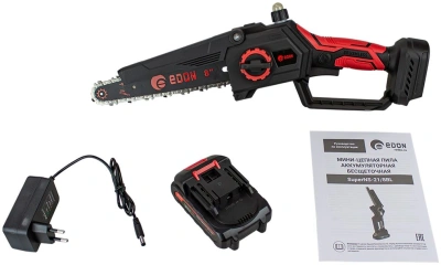 Цепная пила Edon Super NS-21/8BL аккум. дл.шины:8" (20cm) 1аккум. 2Ач ЗУ (35531)