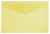 Конверт на кнопке Бюрократ -PK804A5YEL A5 пластик 0.18мм желтый