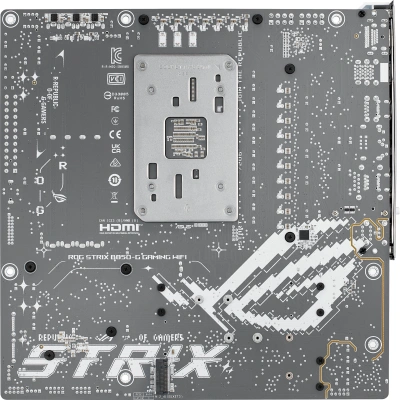 Материнская плата Asus ROG STRIX B850-G GAMING WIFI Socket AM5 AMD B850 4xDDR5 mATX AC`97 8ch(7.1) 2.5Gg RAID+HDMI+DP