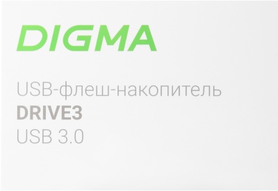 Флеш Диск Digma 32Gb DRIVE3 DGFUM032A30SR USB3.0 серебристый
