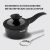 Ковш Rondell Walzer RDA-764 1.3л. d=16см (с крышкой) черный Ковш Rondell Walzer RDA-764 1.3л. d=16см (с крышкой) черный