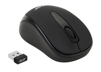 Мышь Acer OMR133 черный оптическая 1000dpi беспров. USB для ноутбука 3but (ZL.MCEEE.01G)