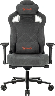 Кресло игровое A4Tech Bloody GC-660 серый Formula 968 искусственная замша с подголов. крестов. металл
