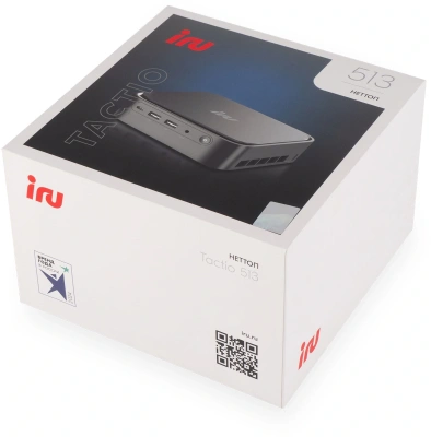 Неттоп IRU Tactio 513 i5 1235U (1.3) 16Gb SSD512Gb Iris Xe без ОС GbitEth WiFi BT 120W серый (RUS) (2189397)