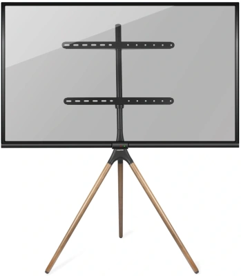Стойка для телевизора Kromax OMEGA-11 серебристый/береза 32"-70" макс.35кг напольный фиксированный