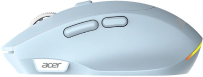 Мышь Acer OMR504 голубой оптическая 3200dpi silent беспров. BT/Radio USB 4but (ZL.MCE11.01E)