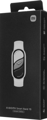 Фитнес-трекер Xiaomi Smart Band 10 AMOLED корп.:белый рем.:белый (BHR07Y5GL)