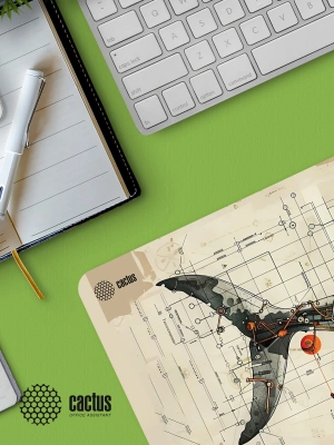 Коврик для мыши Cactus Shark 900x400x4мм (CS-MP-COR03XXL)