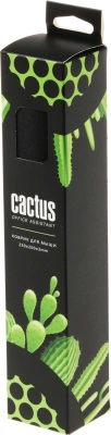 Коврик для мыши Cactus Black черный 250x200x3мм (CS-MPC-D01S)