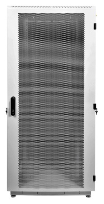 Шкаф серверный ЦМО (ШТК-М-42.8.10-4ААА) напольный 42U 800x1000мм пер.дв.перфор. задн.дв.спл.стал.лист 2 бок.пан. направл.под закл.гайки 550кг серый 855мм 134.3кг 180град. 2030мм IP20