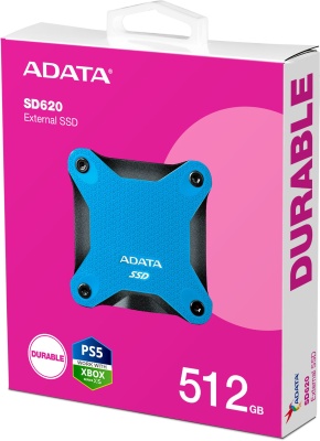 Накопитель SSD A-Data USB3.1 512GB SD620-512GCBL SD620 2.5" синий
