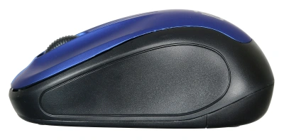 Мышь Оклик 665MW черный/синий оптическая 1600dpi беспров. USB для ноутбука 3but (1025132)