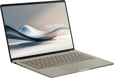 Ноутбук Asus Zenbook 14 UX3407NA-QD100W Snapdragon X2 Elite 32Gb SSD1Tb Qualcomm Adreno 14" OLED WUXGA (1920x1200) Windows 11 Home beige WiFi BT Cam Bag (90NB1711-M007R0)