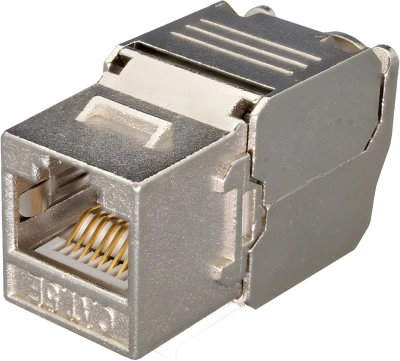 Модуль Suprlan 10-0328-1 информ. Keystone RJ45 1 кат.5E FTP стальной