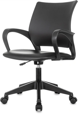 Кресло Бюрократ CH-695NLT черный экокожа крестов. пластик