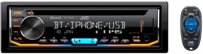 Автомагнитола JVC KD-T902BT 1DIN 4x50Вт v3.0 DSP 3 RDS