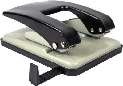 Дырокол Kw-Trio Stylish Heavy Duty 09760 макс.:40лист. металл ассорти отв.:2 с линейкой