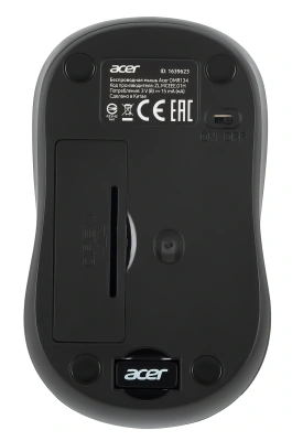 Мышь Acer OMR134 серый оптическая 1000dpi беспров. USB для ноутбука 3but (ZL.MCEEE.01H)