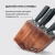 Набор ножей кухон. Rondell Lincor RD-482 компл.:6предм. с подставкой коричневый подар.коробка Набор ножей кухон. Rondell Lincor RD-482 компл.:6предм. с подставкой коричневый подар.коробка