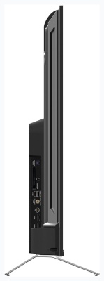 Телевизор QLED Hyundai 65" H-LED65QBU7500 Android TV Frameless черный/серебристый 4K Ultra HD 60Hz DVB-T DVB-T2 DVB-C DVB-S DVB-S2 USB WiFi Smart TV