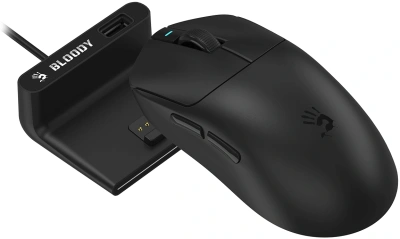 Мышь A4Tech Bloody R77 Ultra Dock черный оптическая 20000dpi беспров. USB 5but