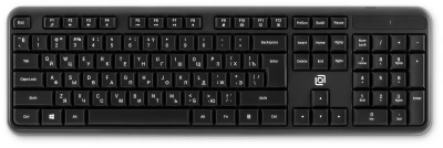 Клавиатура + мышь Оклик S277W клав:черный мышь:черный USB беспроводная Multimedia (2066172)