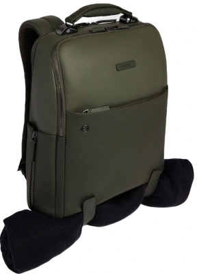 Рюкзак мужской Piquadro Modus CA4818MOS/VEVE оливковый натур.кожа