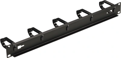 Кабельный органайзер горизонтальный Lanmaster LAN-ORG-1U односторонний кольца 1U шир.:19"