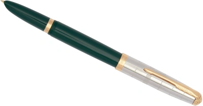 Ручка перьев. Parker 51 Premium (CW2169074) Forest Green GT F сталь нержавеющая подар.кор.