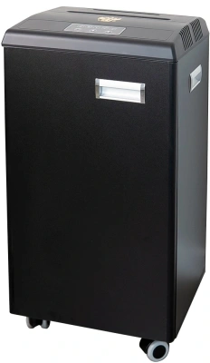 Шредер Heleos МК50-7+ черный (секр.P-7) фрагменты 6лист. 50лтр. пл.карты CD