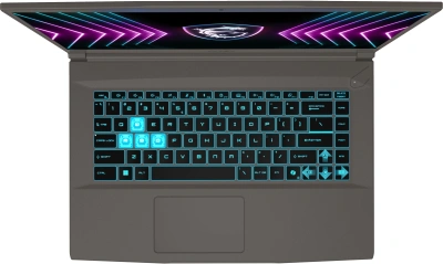Ноутбук MSI Thin 15 B2RVE-3450XRU Core 5 210H 16Gb SSD512Gb NVIDIA GeForce RTX4050 6Gb 15.6" IPS FHD (1920x1080) без ОС grey WiFi BT Cam (9S7-16R831-3450)