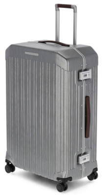 Чемодан Piquadro PQ LM (BV4428PQLM/NCU) 51x75x28см 89л. 5.59кг. поликарбонат/натур.кожа темно-серый