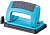 Дырокол Kw-Trio Classic Mini 09065BLUE макс.:10лист. металл синий отв.:2 с линейкой