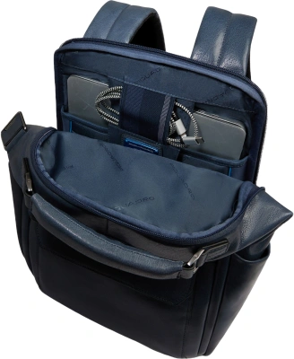 Рюкзак мужской Piquadro Solm CA7020S141/AV серо-голубой натур.кожа